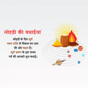 Happy Lohri hd images poster banner status and hd photos